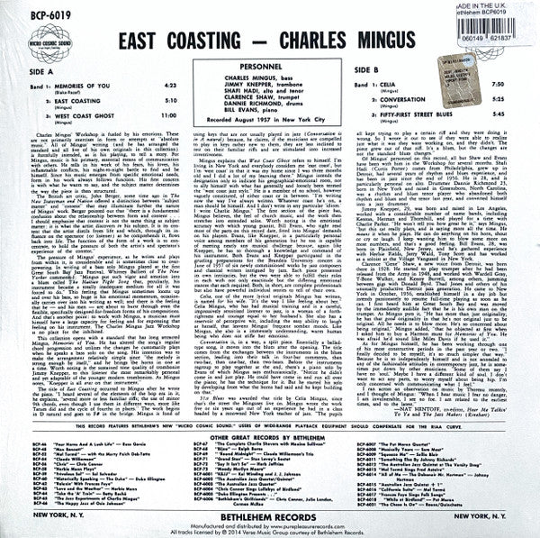 Charles Mingus - East Coasting