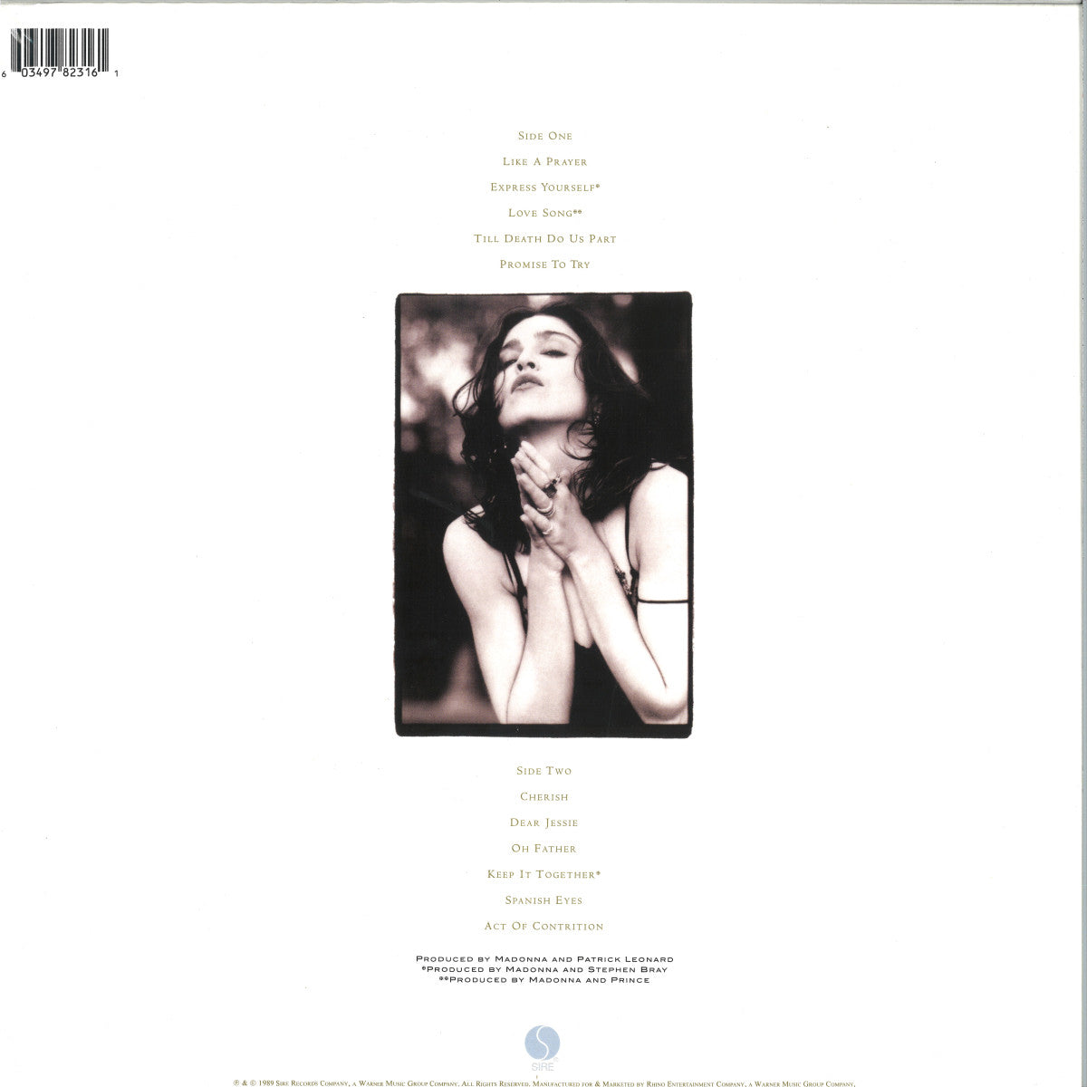 Madonna - Like A Prayer