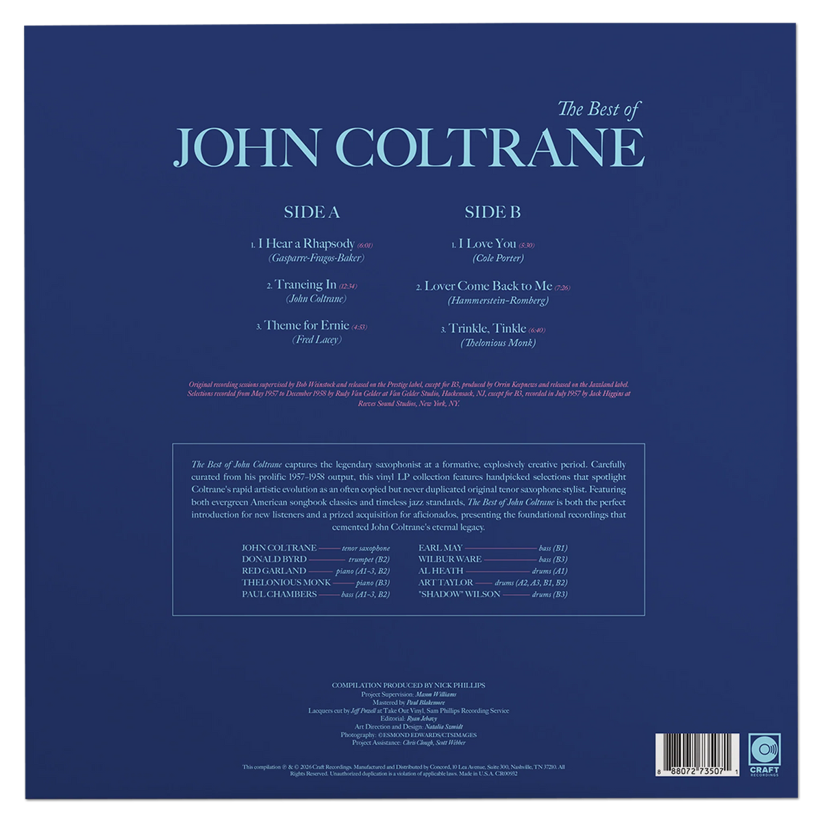 Вінілова платівка John Coltrane - The Best Of